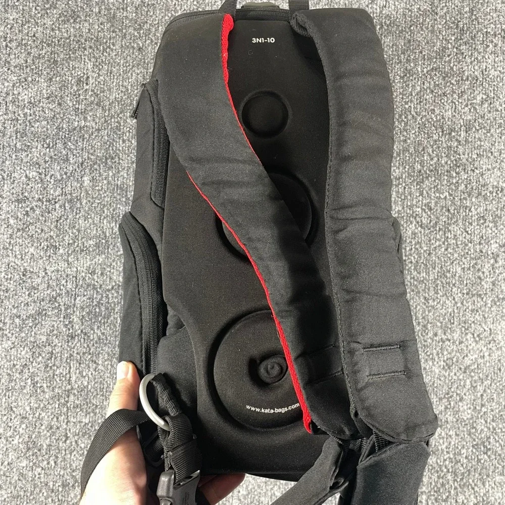 Kata Backpack Medium Black Camera Bag Sling Hybrid 3n1 Straps Outdoors Bag Work